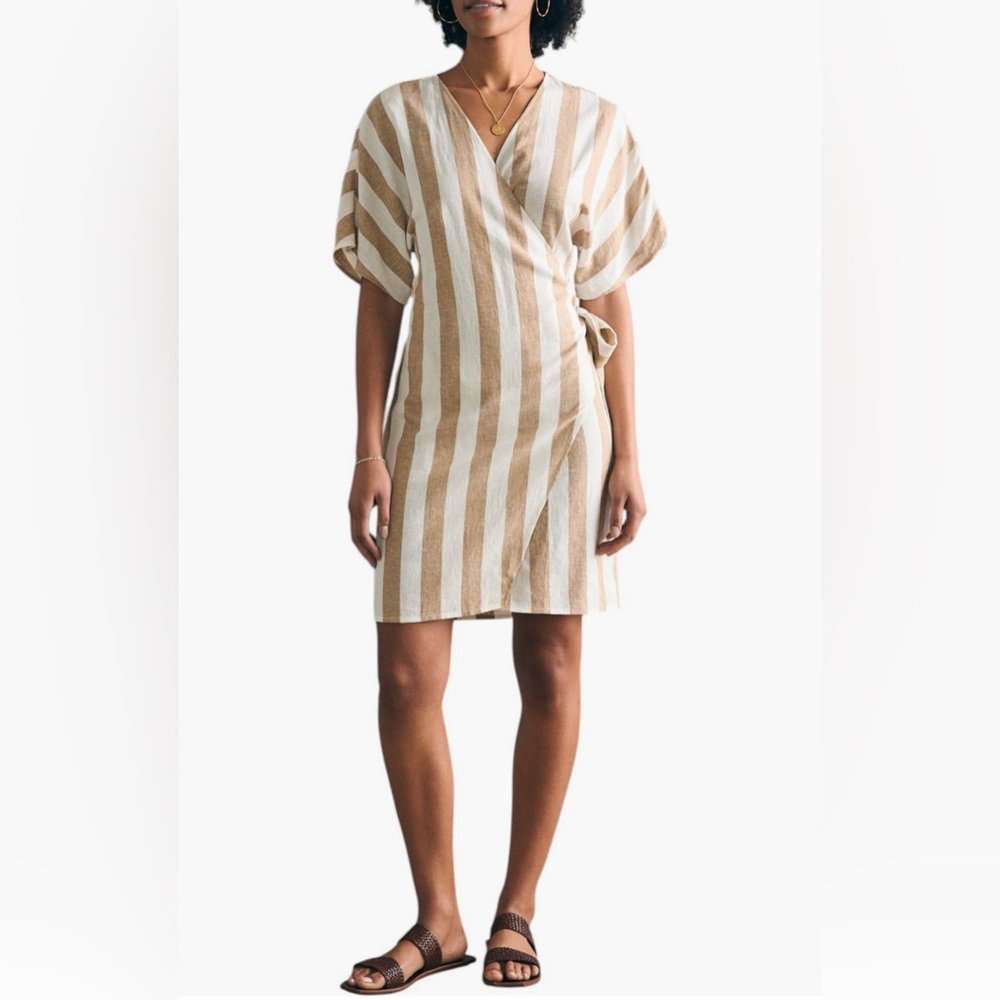 Faherty Willow Wrap Dress